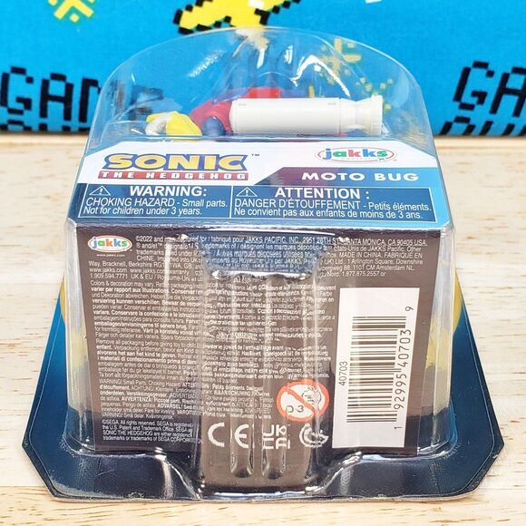 Jakks Pacific Sonic the Hedgehog MOTO BUG 2.5" GO SEGA Collectible Action Figure - Picture 7 of 9